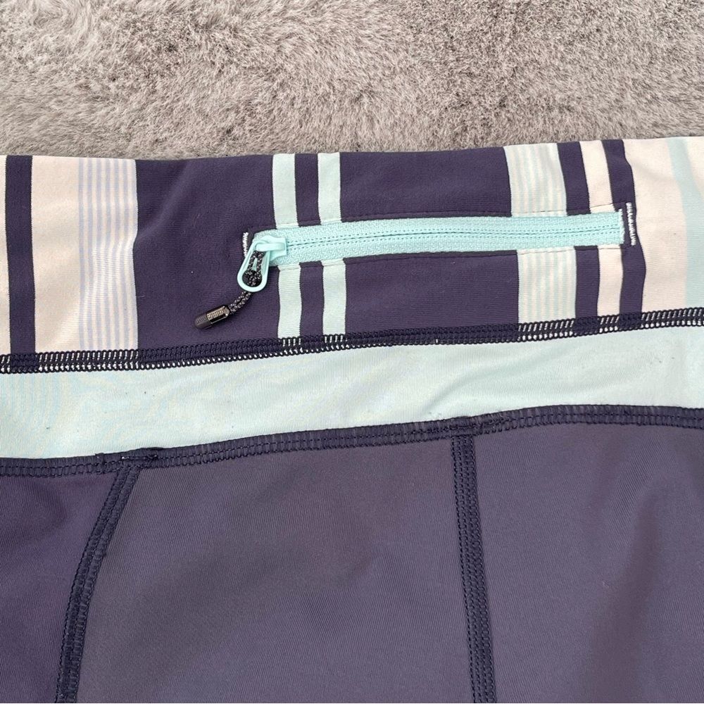 Lululemon Womens Size 4 Blue Run A Marathon II Cropped Legging - Picture 14 of 16